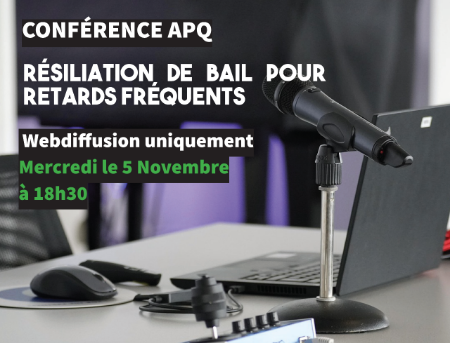 Image de Conférence en ligne- 5 Novembre 2025 : Résiliation de bail pour retards fréquents