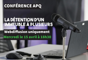 Image de Conférence en ligne- 15 avril 2026 - La détention d’un immeuble à plusieurs